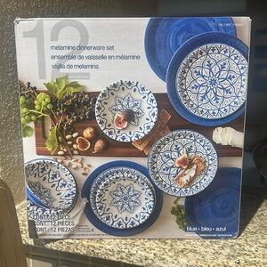 Costco Melamime Dinnerware Set